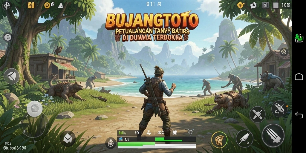 Tangkapan layar utama BUJANGTOTO menampilkan kebebasan menjelajahi dunia terbuka.