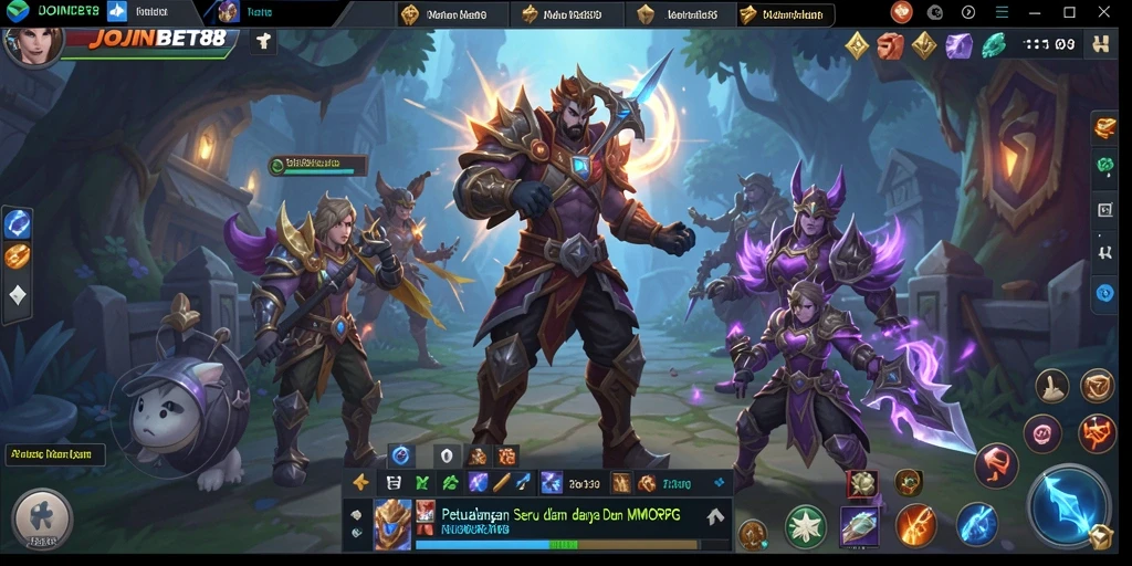 Tangkapan layar gameplay menampilkan aksi seru dalam JOINBET88.