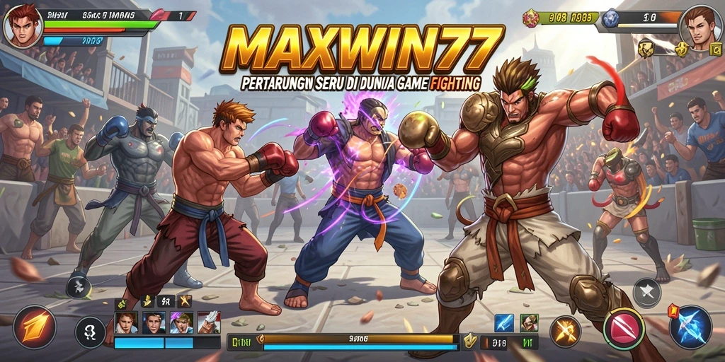 Tangkapan layar gameplay <strong>MAXWIN77</strong> yang menampilkan aksi pertarungan seru.