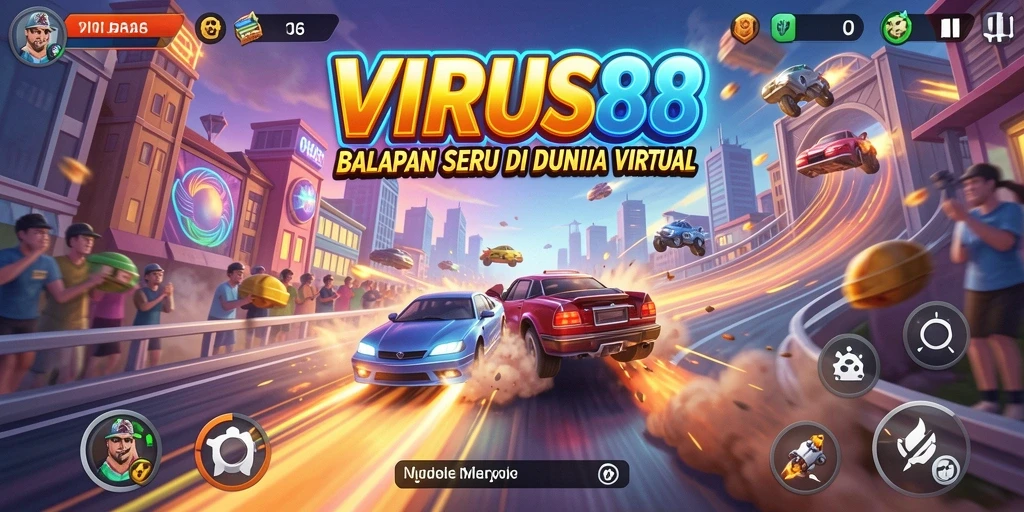 Gameplay seru dan menegangkan di VIRUS88.